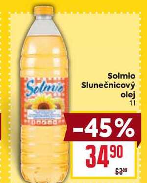 Solmio Slunečnicový olej 1l