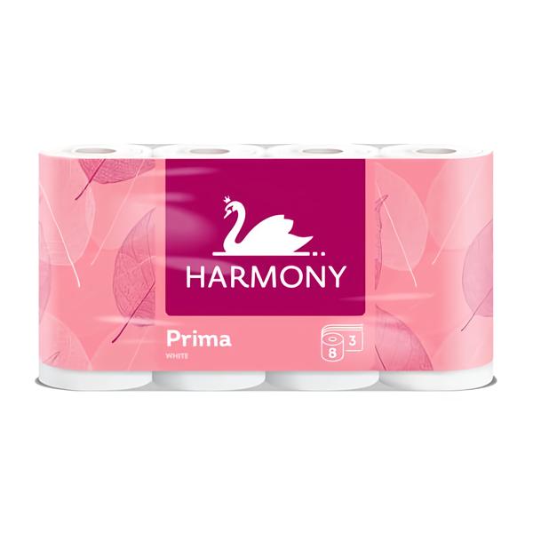 Harmony Toaletní papír Prima 3vrstvý, 8 rolí