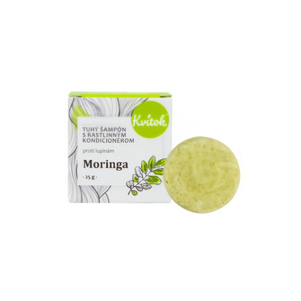 Kvitok Tuhý šampon s kondicionérem proti lupům Moringa