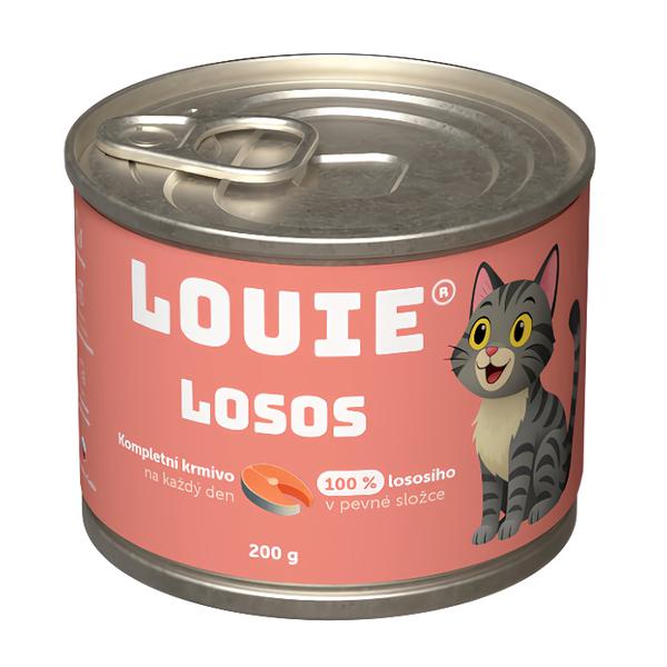 Louie konzerva pro kočky - losos