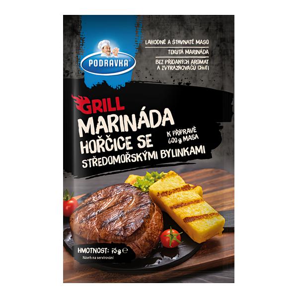 Podravka Gril marináda Hořčice - Středomořské byliny