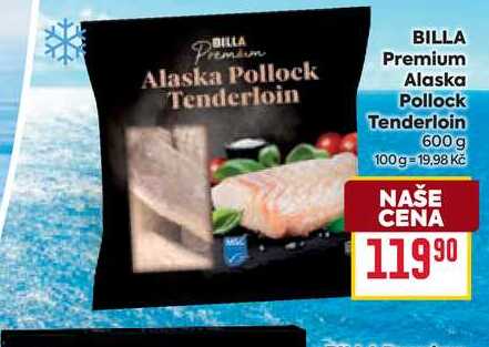 BILLA Premium Alaska Pollock Tenderloin 600g