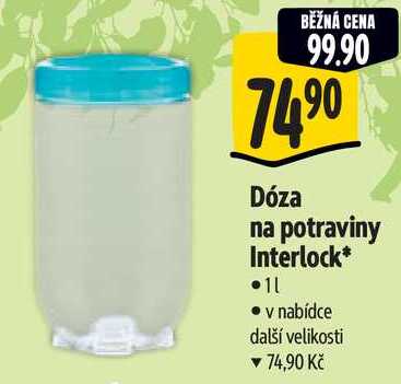 Dóza na potraviny Interlock
