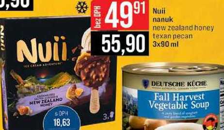 Nuii nanuk new zealand honey texan pecan 3x90 ml