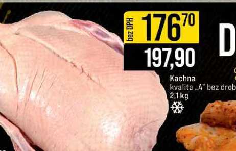 Kachna D kvalita A" bez drob 2,1kg 