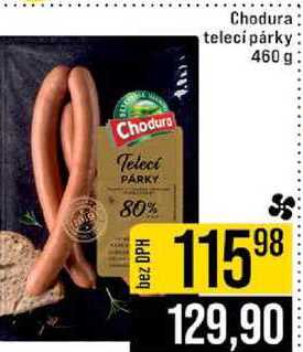 Chodura telecí párky 460 g