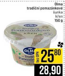Olma tradiční pomazánkové šunka křen 150 g