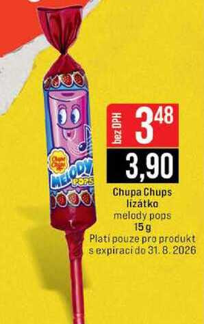 Chupa Chups lízátko melody pops 15 g