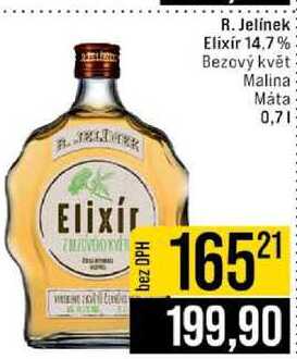 R. Jelínek Elixír 14.7% Bezový květ Malina Máta 0,7l