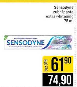 Sensodyne zubní pasta extra whitening 75 ml