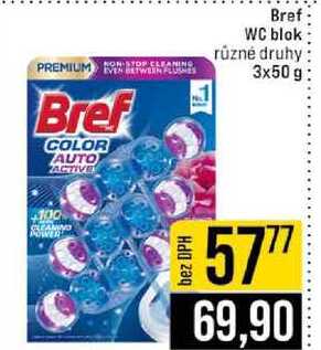 Bref WC blok různé druhy 3x50 g