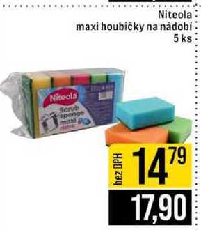 Niteola maxi houbičky na nádobí 5 ks