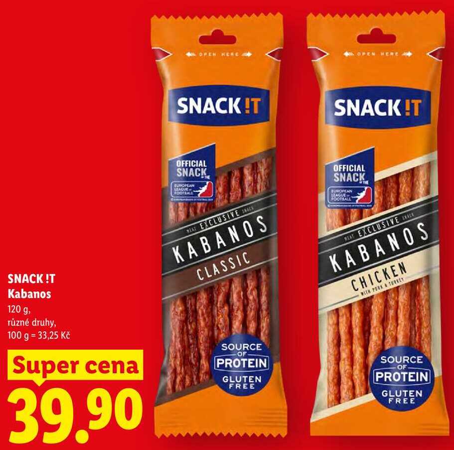 SNACK!T Kabanos, 120 g