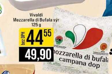 Vivaldi Mozzarella di Bufala sýr 125 g