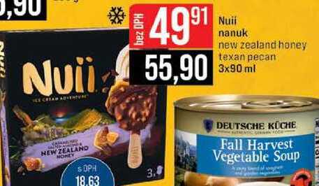 Nuli nanuk new zealand honey texan pecan 3x90 ml 