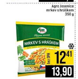Agro Jesenice mrkev s hráškem 350 g