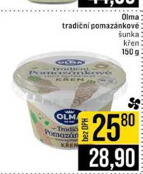 Olma šunka tradiční pomazánkové křen 150 g