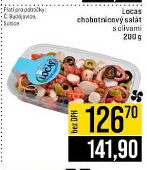 Locas chobotnicový salát s olivami 200 g