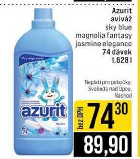 Azurit aviváž sky blue magnolia fantasy jasmine elegance 74 dávek 1,628l