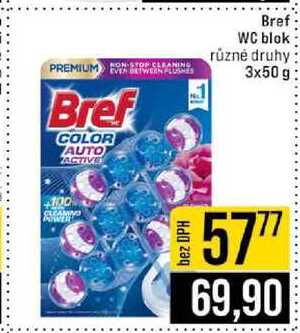 Bref WC blok různé druhy 3x50 g