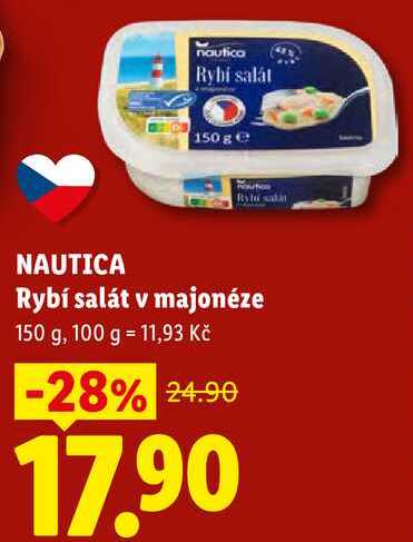 NAUTICA Rybí salát v majonéze, 150 g