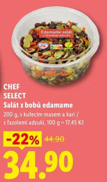 CHEF SELECT Salát z bobů edamame, 200 g