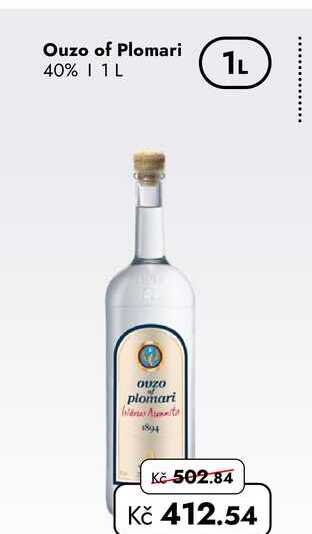 Ouzo of Plomari 40% 1 L  
