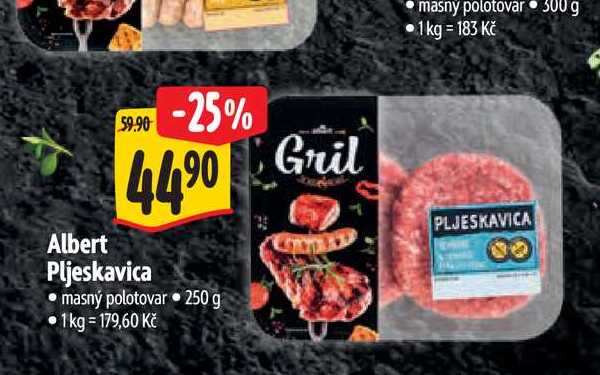 Albert Pljeskavica 250 g