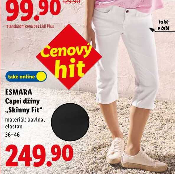 ESMARA Capri džíny ,,Skinny Fit"