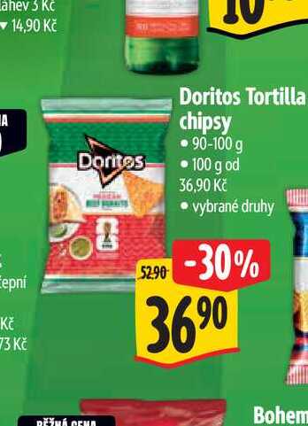 Doritos Tortilla chipsy 90-100 g