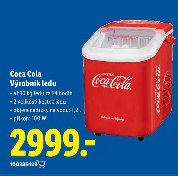 Coca Cola Výrobník ledu
