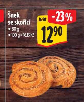 Šnek se skořicí 80 g