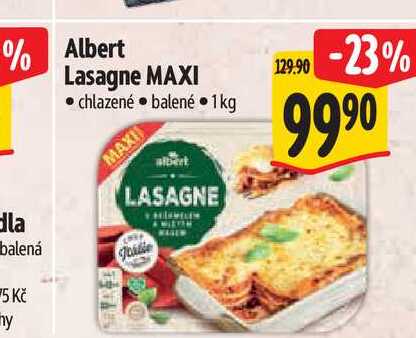 Albert Lasagne MAXI 1 kg