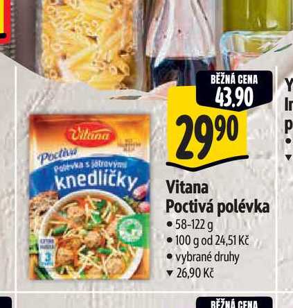  Vitana Poctivá polévka 58-122 g  