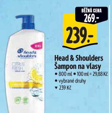 Head & Shoulders Šampon na vlasy 800 ml
