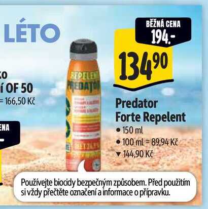  Predator Forte Repelent 150 ml  