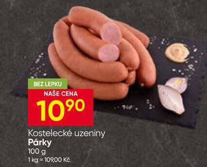 Kostelecké uzeniny Párky 100 g