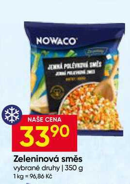 NOWACO Zeleninová směs vybrané druhy 350 g