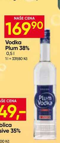 Vodka Plum 38% 0,5l