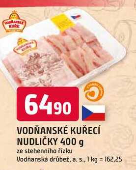 VODŇANSKÉ KUŘECÍ NUDLIČKY 400 g
