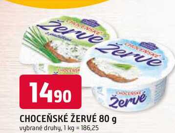 CHOCEŇSKÉ ŽERVÉ 80 g 