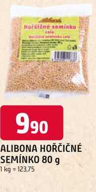 ALIBONA HOŘČIČNÉ SEMÍNKO 80 g 