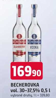 BECHEROVKA vol. 30-37,5% 0,5l