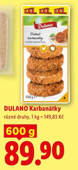 DULANO Karbanátky, 600 g