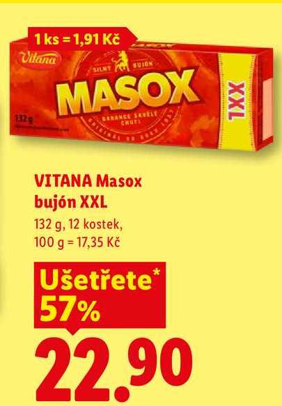 VITANA Masox bujón XXL, 132 g