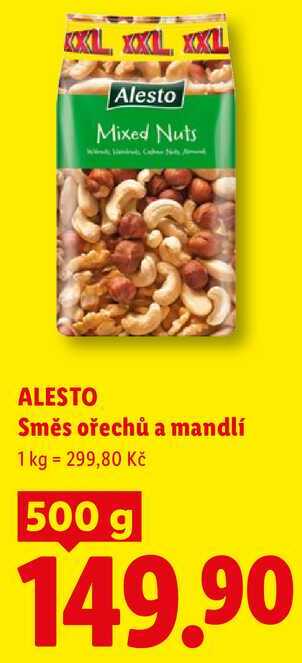 ALESTO Směs ořechů a mandlí, 500 g