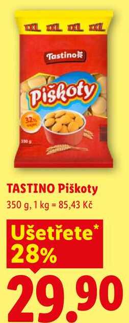 TASTINO Piškoty, 350 g