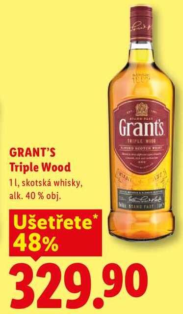GRANT'S Triple Wood, 1 l