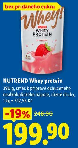 NUTREND Whey protein, 390 g
