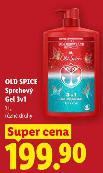 OLD SPICE Sprchový Gel 3v1, 1 l
